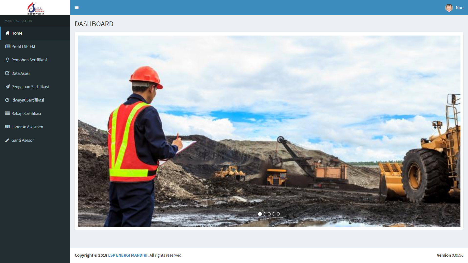 Aplikasi Asesmen Online LSP Energi Mandiri